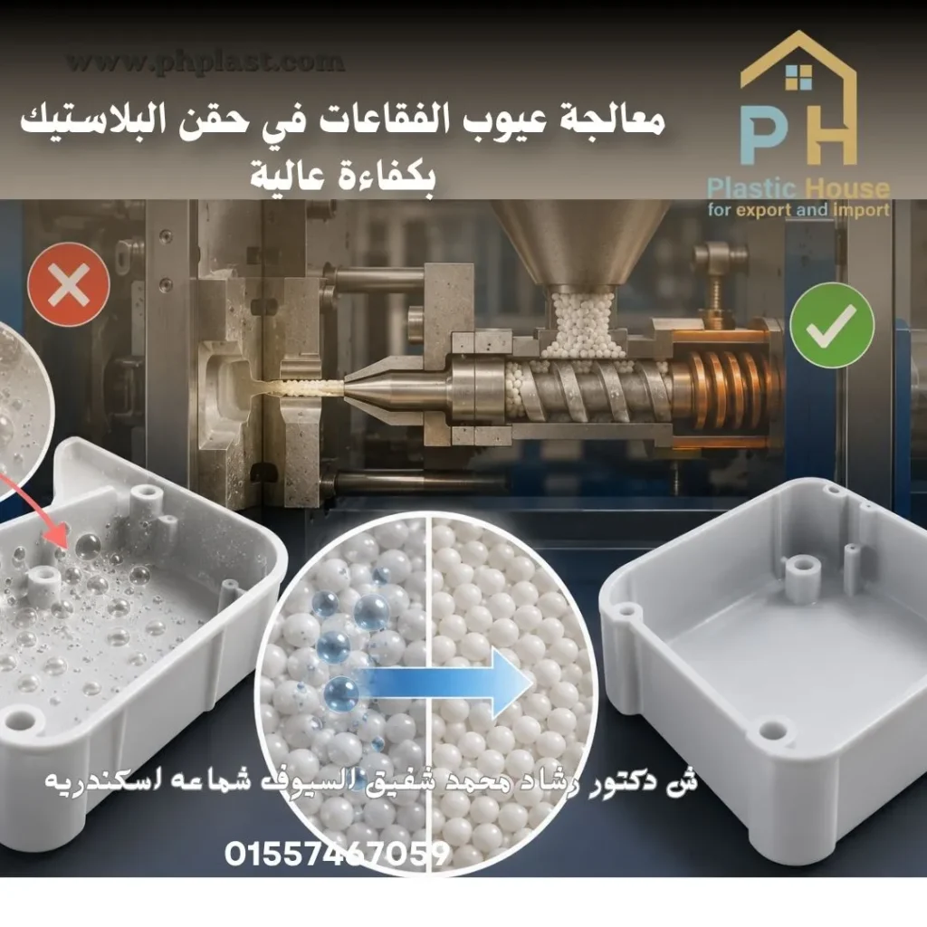 معالجة عيوب الفقاعات في حقن البلاستيك بكفاءة عالية